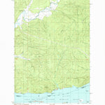United States Geological Survey Grays River, WA-OR (1985, 24000-Scale) digital map