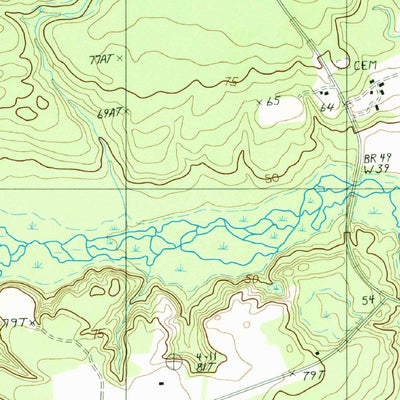 United States Geological Survey Grays, SC (1988, 24000-Scale) digital map