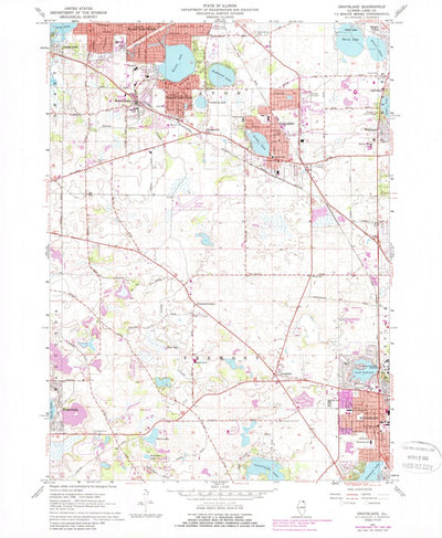 United States Geological Survey Grayslake, IL (1960, 24000-Scale) digital map