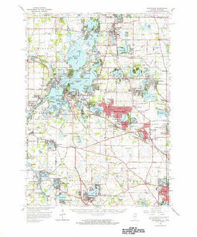 United States Geological Survey Grayslake, IL-WI (1960, 62500-Scale) digital map