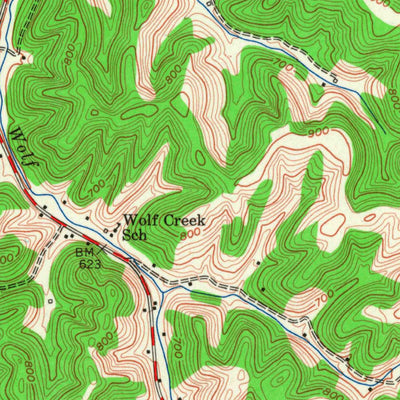 United States Geological Survey Grayson, KY (1953, 24000-Scale) digital map