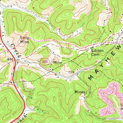 United States Geological Survey Grayson, KY (1971, 24000-Scale) digital map