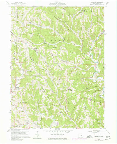United States Geological Survey Graysville, OH (1960, 24000-Scale) digital map