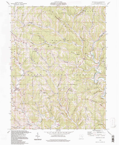 United States Geological Survey Graysville, OH (1994, 24000-Scale) digital map