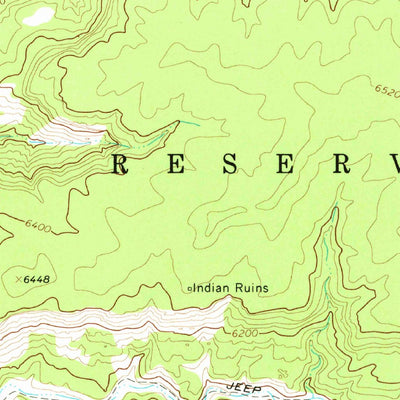 United States Geological Survey Greasewood Canyon, CO (1966, 24000-Scale) digital map