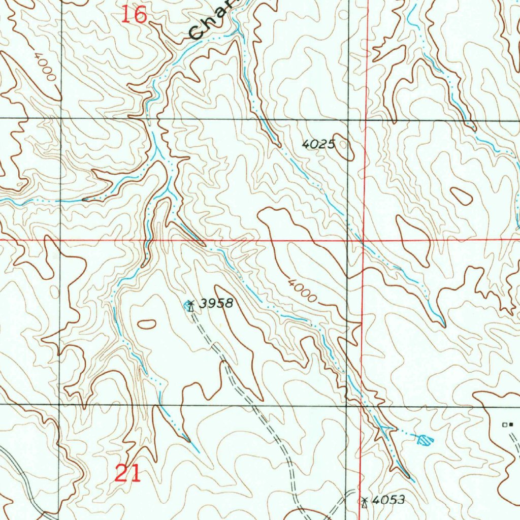 Greasewood Creek, WY (1981, 24000-Scale) Map by United States ...