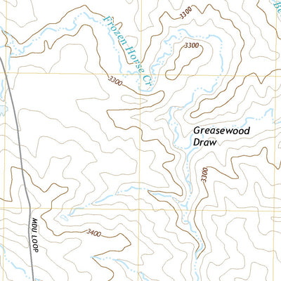 United States Geological Survey Greasewood Draw, SD (2017, 24000-Scale) digital map