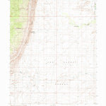 United States Geological Survey Greasewood Draw, UT (1988, 24000-Scale) digital map
