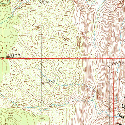 United States Geological Survey Greasewood Draw, UT (1988, 24000-Scale) digital map