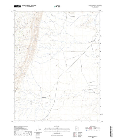 United States Geological Survey Greasewood Draw, UT (2023, 24000-Scale) digital map