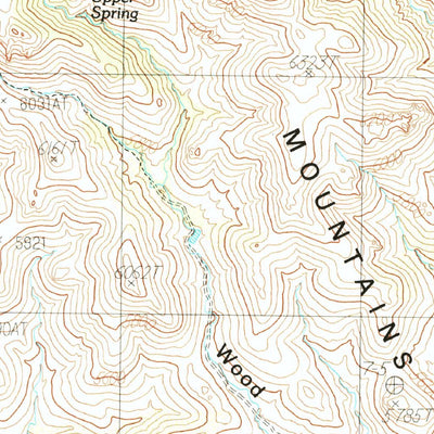 United States Geological Survey Greasewood Mountain, AZ (1985, 24000-Scale) digital map