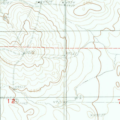 United States Geological Survey Greasewood Reservoir, WY (1984, 24000-Scale) digital map
