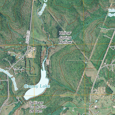 United States Geological Survey Greasy, OK (2010, 24000-Scale) digital map