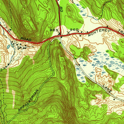United States Geological Survey Great Barrington, MA (1946, 24000-Scale) digital map