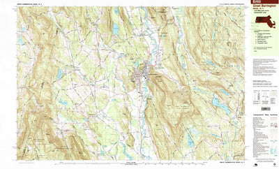 United States Geological Survey Great Barrington, MA-NY (1997, 25000-Scale) digital map