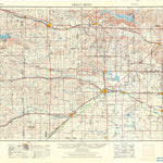 United States Geological Survey Great Bend, KS (1955, 250000-Scale) digital map