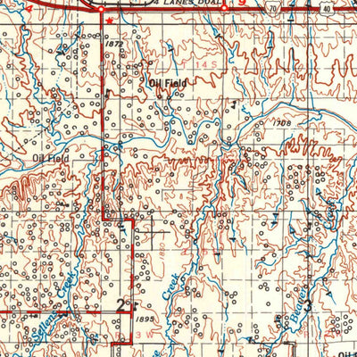 United States Geological Survey Great Bend, KS (1955, 250000-Scale) digital map