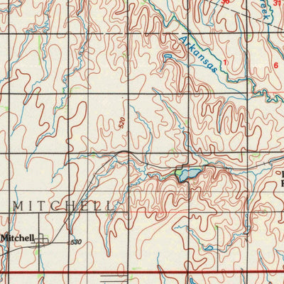 United States Geological Survey Great Bend, KS (1985, 100000-Scale) digital map