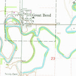 United States Geological Survey Great Bend, ND (1964, 24000-Scale) digital map