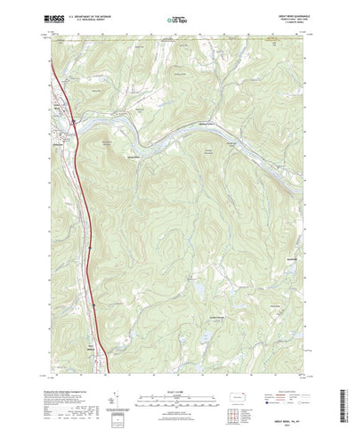United States Geological Survey Great Bend, PA (2023, 24000-Scale) digital map