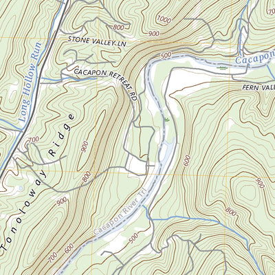 United States Geological Survey Great Cacapon, WV (2023, 24000-Scale) digital map