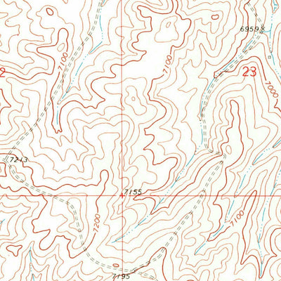 United States Geological Survey Great Divide, CO (1969, 24000-Scale) digital map