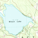 United States Geological Survey Great East Lake, ME-NH (1983, 24000-Scale) digital map