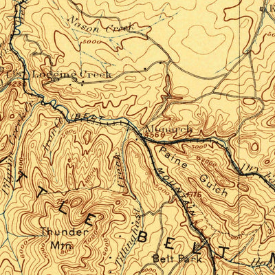 United States Geological Survey Great Falls E, MT (1897, 250000-Scale) digital map
