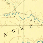 United States Geological Survey Great Falls W, MT (1886, 250000-Scale) digital map