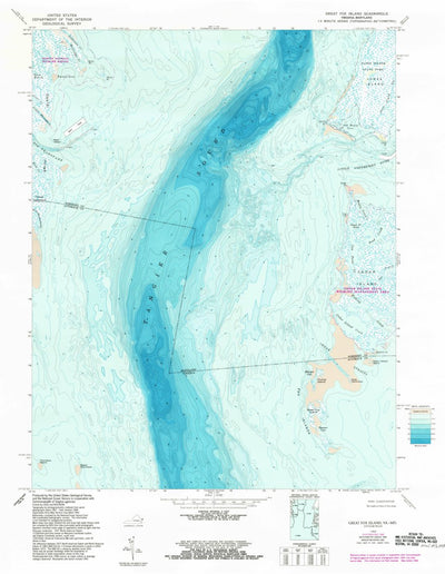 United States Geological Survey Great Fox Island, VA-MD (1968, 24000-Scale) digital map