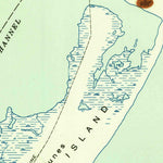 United States Geological Survey Great Machipongo Inlet, VA (1942, 24000-Scale) digital map