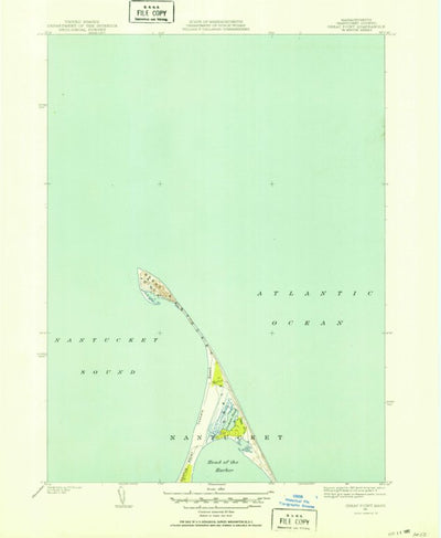 United States Geological Survey Great Point, MA (1951, 31680-Scale) digital map