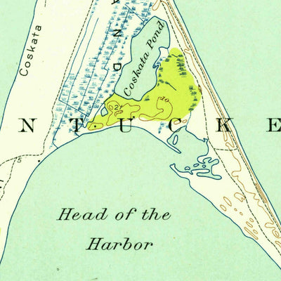 United States Geological Survey Great Point, MA (1951, 31680-Scale) digital map