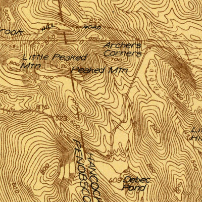 United States Geological Survey Great Pond, ME (1929, 48000-Scale) digital map