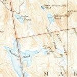United States Geological Survey Great Pond, ME (1932, 62500-Scale) digital map