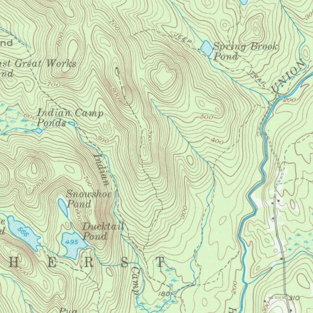 Great Pond, ME (1957, 62500-Scale) Map by United States Geological ...