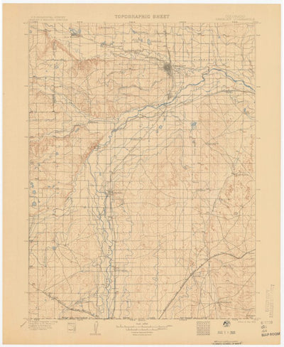 United States Geological Survey Greeley, CO (1902, 125000-Scale) digital map