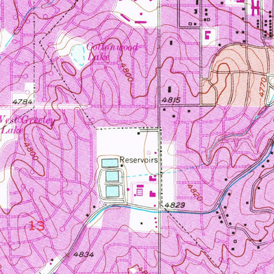 United States Geological Survey Greeley, CO (1950, 24000-Scale) digital map