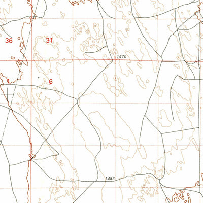 United States Geological Survey Greeley, CO (1982, 100000-Scale) digital map