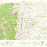 United States Geological Survey Greeley, CO-WY (1961, 250000-Scale) digital map