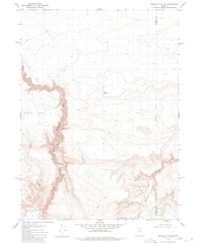 United States Geological Survey Greeley Flat SE, NV (1980, 24000-Scale) digital map