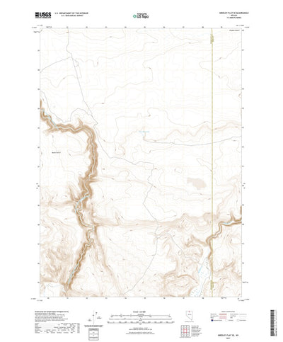 United States Geological Survey Greeley Flat SE, NV (2021, 24000-Scale) digital map