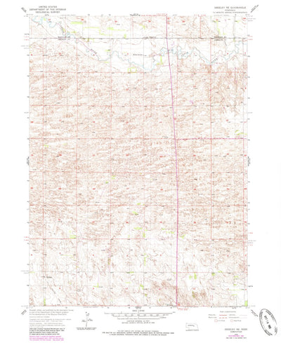 United States Geological Survey Greeley NE, NE (1954, 24000-Scale) digital map
