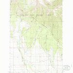 United States Geological Survey Green Ashly Gulch, MT (1986, 24000-Scale) digital map