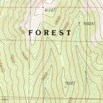 United States Geological Survey Green Ashly Gulch, MT (1986, 24000-Scale) digital map