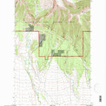 United States Geological Survey Green Ashly Gulch, MT (1995, 24000-Scale) digital map
