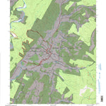 United States Geological Survey Green Bank, WV (1995, 24000-Scale) digital map