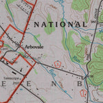 United States Geological Survey Green Bank, WV (1995, 24000-Scale) digital map
