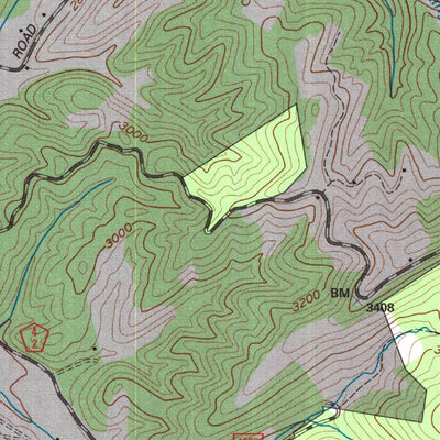 United States Geological Survey Green Bank, WV (1995, 24000-Scale) digital map