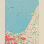 United States Geological Survey Green Bay East, WI (1982, 24000-Scale) digital map